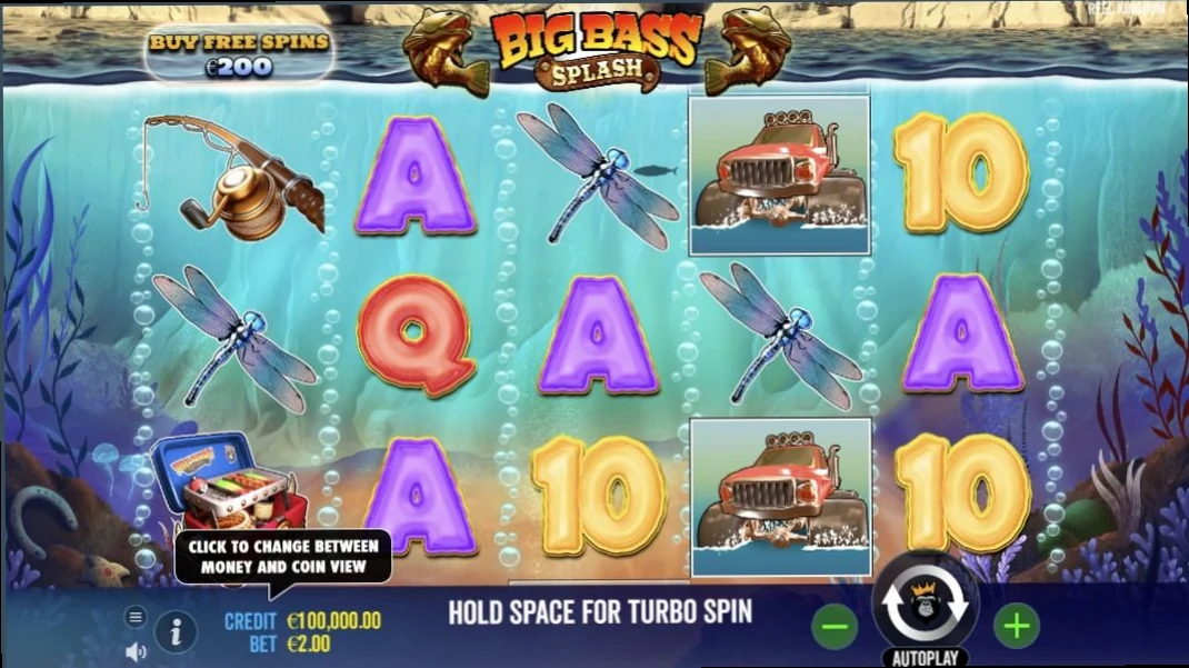 Big Bass Splash door Pragmatic Play